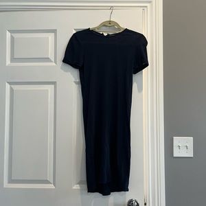Alice+Olivia navy tshirt mini dress